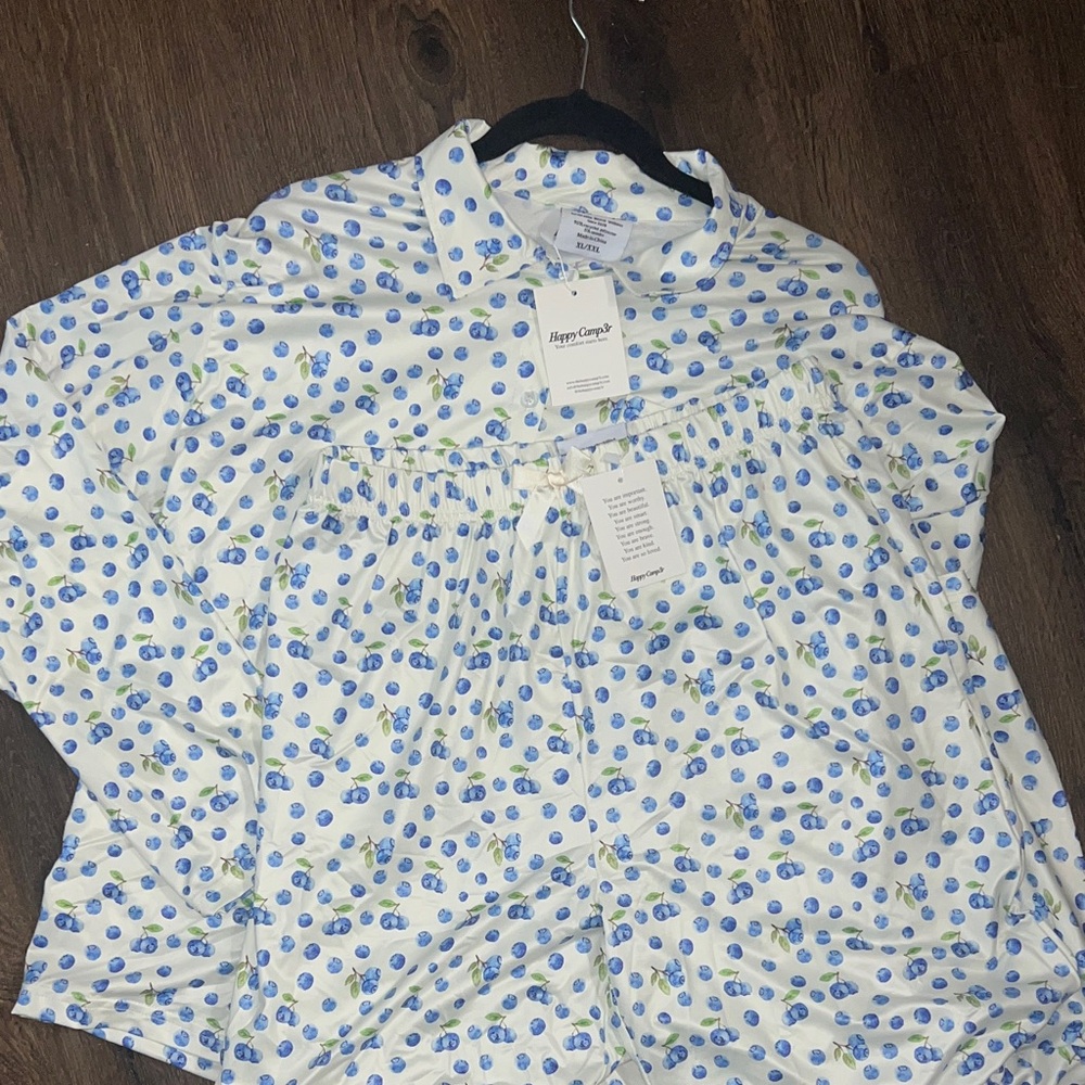 Happy Camp3r blueberry sleepwear size XL/XXL pj set. NWT - Picture 12 of 12